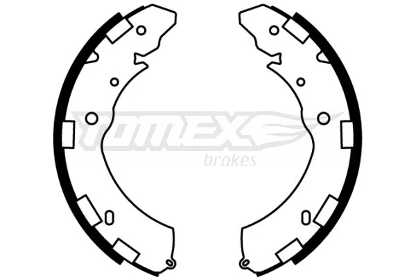 Stabdžių trinkelių komplektas TOMEX Brakes TX 22-37