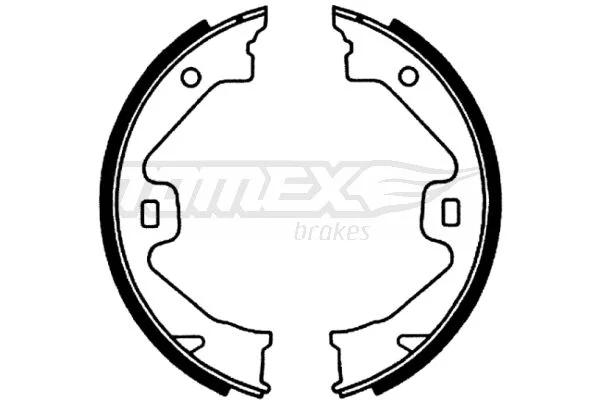 Sada brzdových čeľustí TOMEX Brakes TX 22-70
