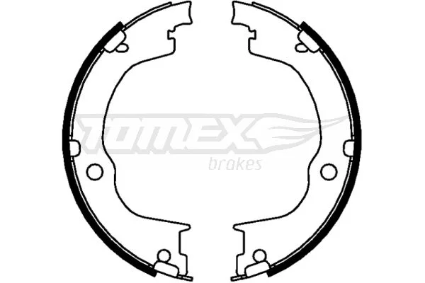 Stabdžių trinkelių komplektas TOMEX Brakes TX 22-77