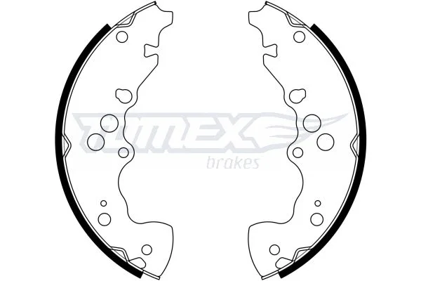 Stabdžių trinkelių komplektas TOMEX Brakes TX 22-95