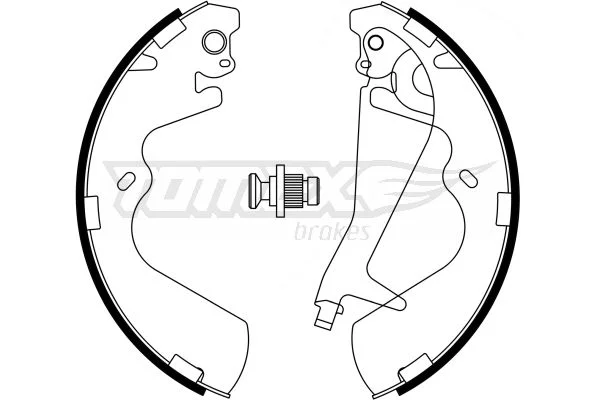 Stabdžių trinkelių komplektas TOMEX Brakes TX 23-25