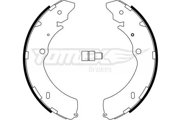 Stabdžių trinkelių komplektas TOMEX Brakes TX 23-28