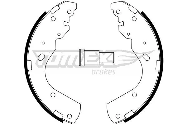 Stabdžių trinkelių komplektas TOMEX Brakes TX 23-44
