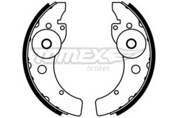 Brake Shoe Set TOMEX Brakes TX 23-46