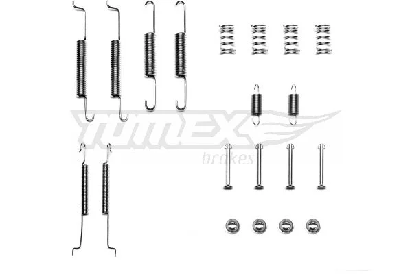 Sada príslušenstva, brzdové čeľuste TOMEX Brakes TX 40-01