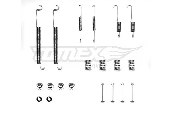 Sada príslušenstva, brzdové čeľuste TOMEX Brakes TX 40-18
