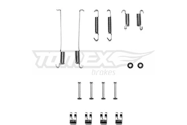 Accessory Kit, brake shoes TOMEX Brakes TX 40-22