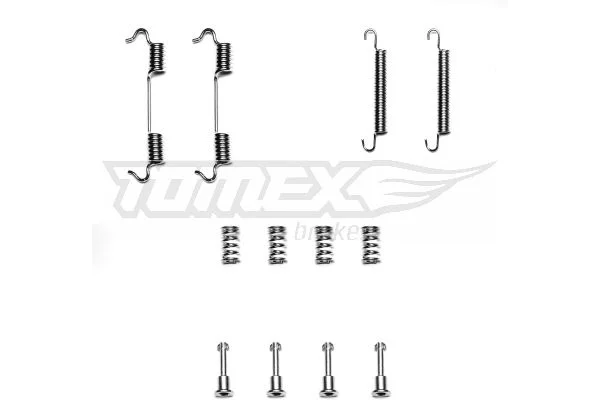 Priedų komplektas, stabdžių trinkelės TOMEX Brakes TX 40-24