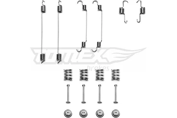 Sada príslušenstva, brzdové čeľuste TOMEX Brakes TX 41-66