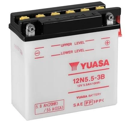Štartovacia batéria YUASA 12N5.5-3B