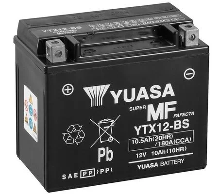 Starter Battery YUASA YTX12-BS