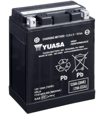 Štartovacia batéria YUASA YTX14AH-BS