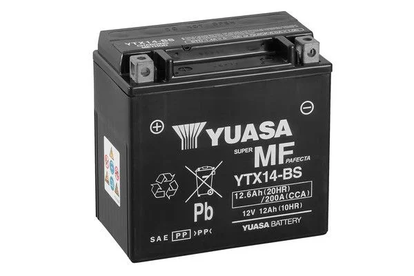 Starter Battery YUASA YTX14-BS(CP)