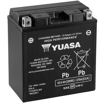Štartovacia batéria YUASA YTX20CH-BS