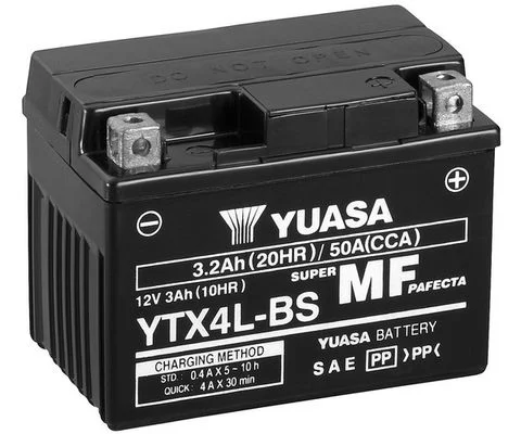 Štartovacia batéria YUASA YTX4L-BS(CP)