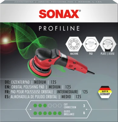 Atraminė lėkštelė, poliruoklis SONAX 04986000