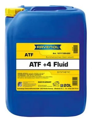 Transmission Oil ATF+4 Fluid RAVENOL 1211100-020-01-999