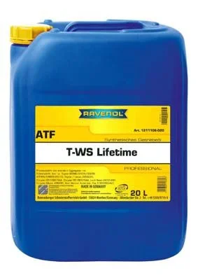 Transmission Oil ATF T-WS Lifetime RAVENOL 1211106-020-01-999