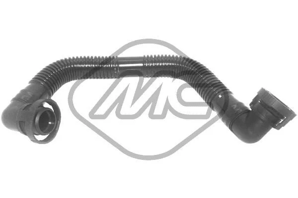 Hadica, odvetranie kľukovej skrine Metalcaucho 03993