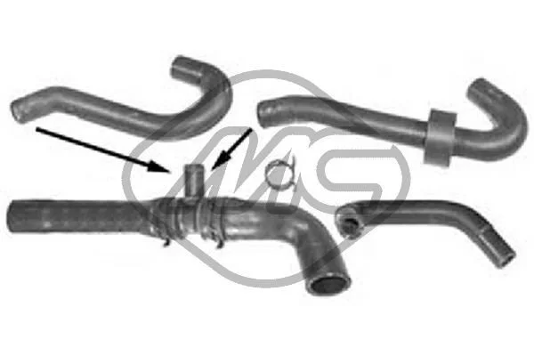 Hadica ohrievača Metalcaucho 09314