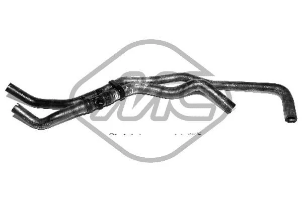 Hose, heat exchanger (heating) Metalcaucho 09459