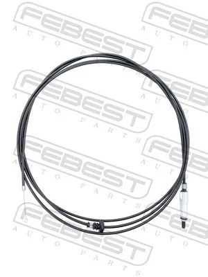 Cable Pull, fuel filler cap/flap unit FEBEST 0199-KUN26LUG
