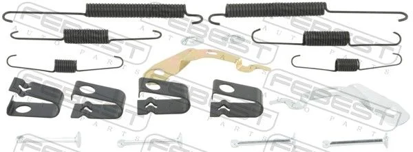 Sada príslušenstva, čeľuste parkovacej brzdy FEBEST 0704-JB627R-KIT