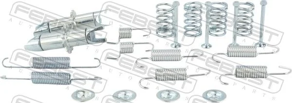 Sada príslušenstva, čeľuste parkovacej brzdy FEBEST 1004-J200R-KIT