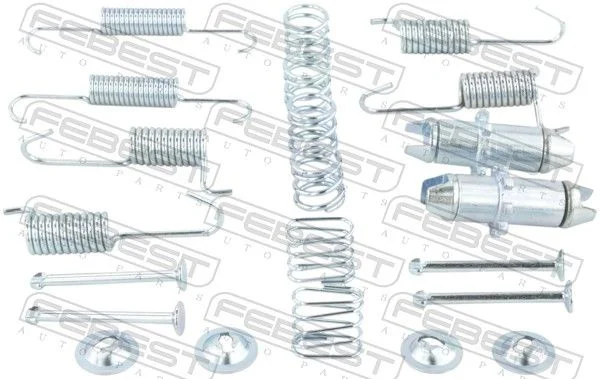 Sada príslušenstva, čeľuste parkovacej brzdy FEBEST 1204-TUC4WDR-KIT