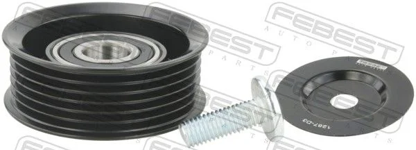 Tensioner Pulley, V-ribbed belt FEBEST 1287-D3