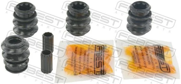 Bellow, brake caliper guide FEBEST 2073-COMF-KIT
