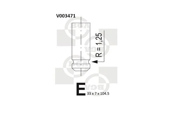 Įvado vožtuvas BGA V003471
