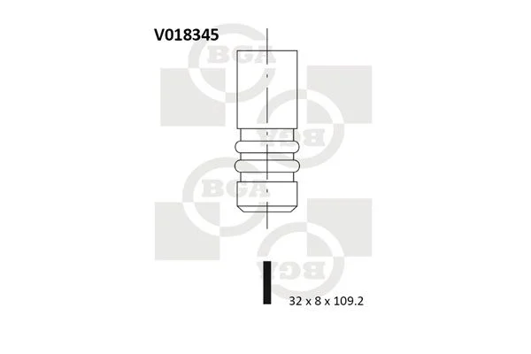 Angos vožtuvas BGA V018345