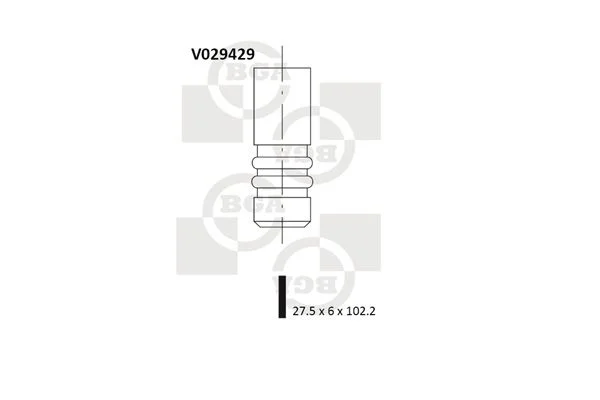 Angos vožtuvas BGA V029429