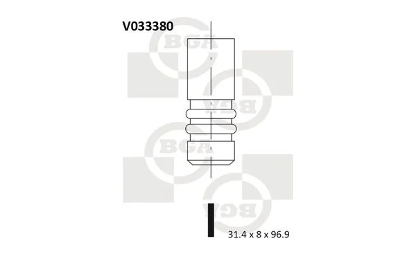 Angos vožtuvas BGA V033380