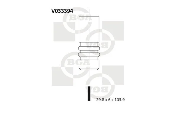Angos vožtuvas BGA V033394