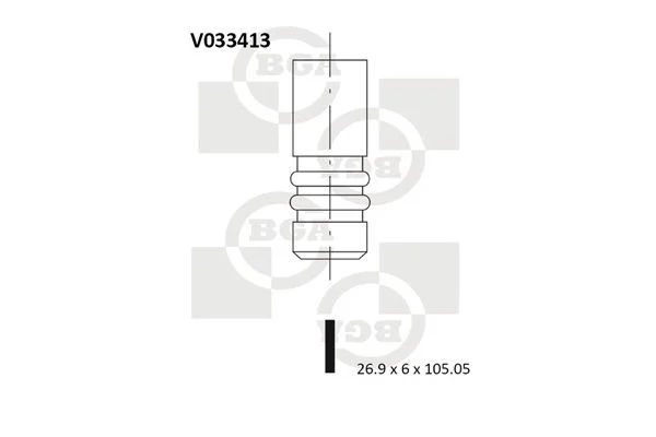 Įvado vožtuvas BGA V033413