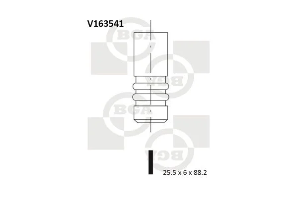 Angos vožtuvas BGA V163541