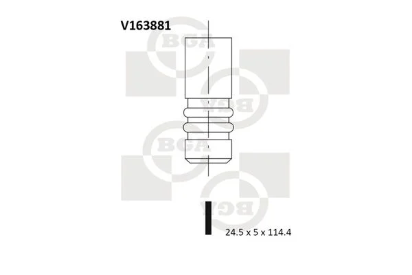Angos vožtuvas BGA V163881