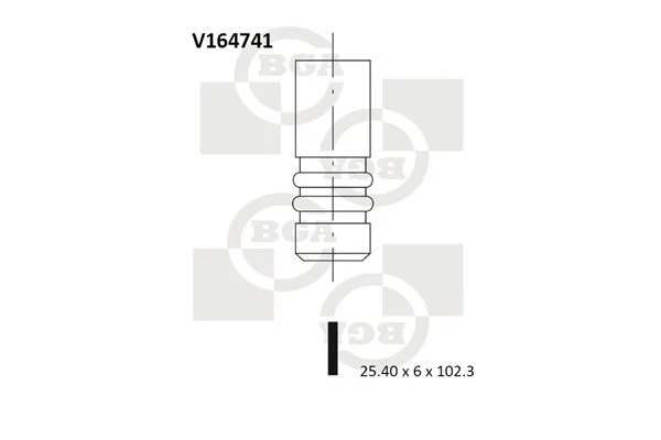 Angos vožtuvas BGA V164741