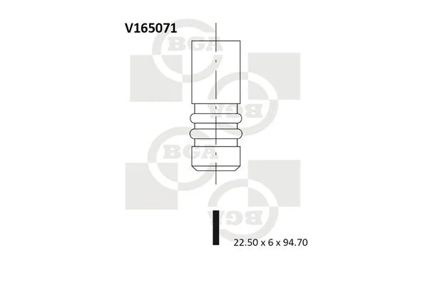 Angos vožtuvas BGA V165071