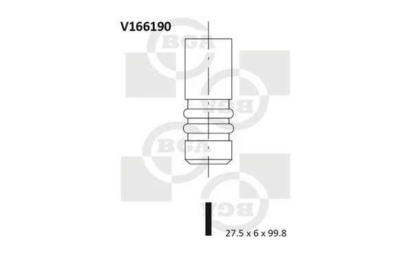 Įvado vožtuvas BGA V166190