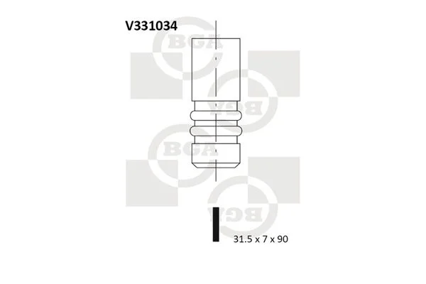 Angos vožtuvas BGA V331034