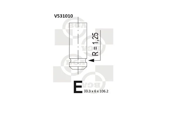 Įvado vožtuvas BGA V531010