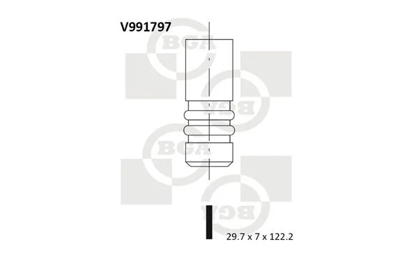 Įvado vožtuvas BGA V991797