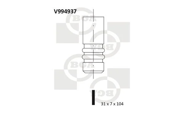 Įvado vožtuvas BGA V994937