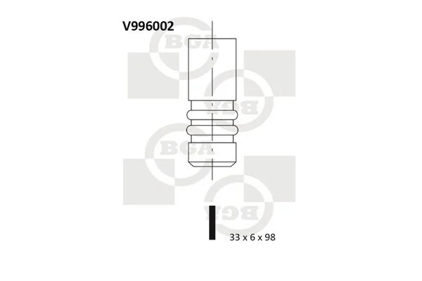 Įvado vožtuvas BGA V996002