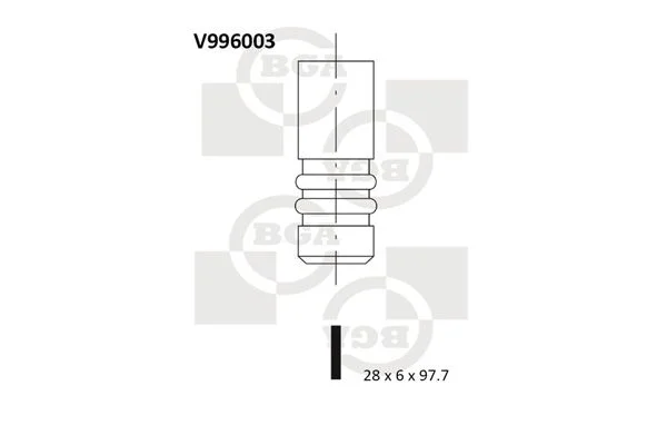 Angos vožtuvas BGA V996003