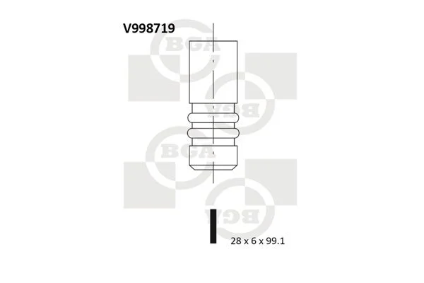 Angos vožtuvas BGA V998719
