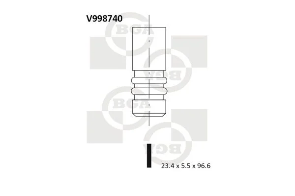 Angos vožtuvas BGA V998740